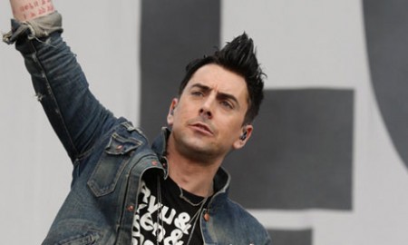 Lostprophets vocalist Ian Watkins, who appeared in court on Monday. Photograph: Yui Mok/PA