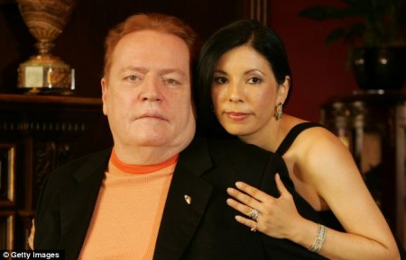 Larry Flynt and his fifth wife Liz Berrios -- she is his former nurse and they've been married since 1998