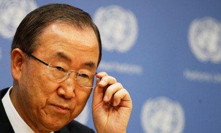 UN secretary general Ban Ki-moon