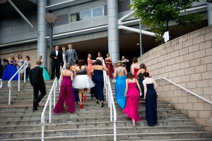 Students Participate In Their School's Final Year Prom Dance