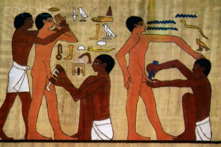 Egyptian Circumcision Scene