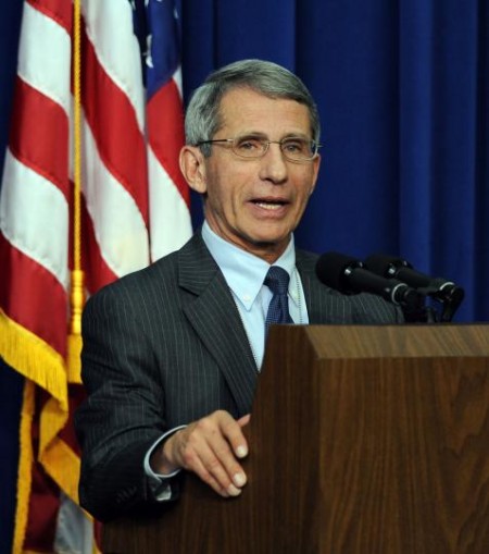 10-year effort to create vaccine to prevent genital herpes tested. National Institute of Allergy and Infectious Diseases Director Anthony Fauci. UPI/Roger L. Wollenberg.