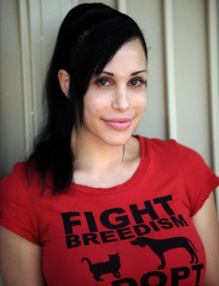 "Octomom" Nadya Suleman in 2010. (Gabriel Bouys / AFP/Getty Images / May 19, 2010)