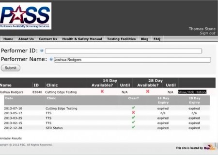 Rod PASS screenshot