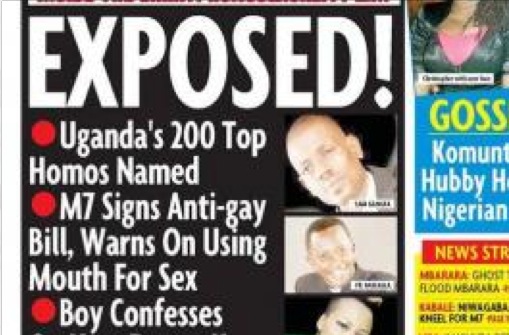 gay witch-hunt in Uganda