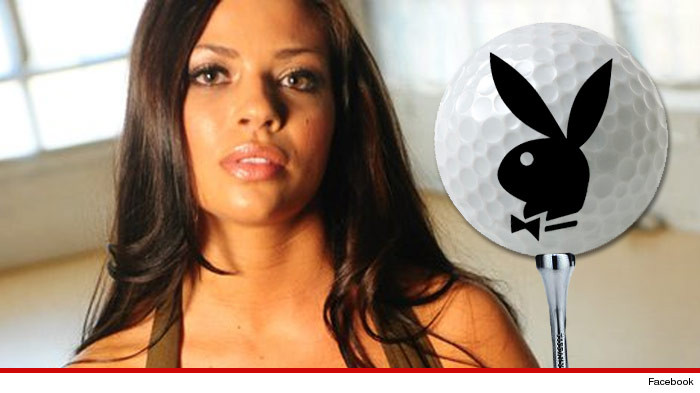 Playboy models teed up over golfer