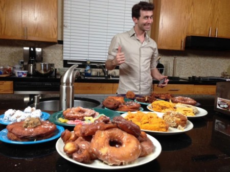 James Deen takes on the doughnut
