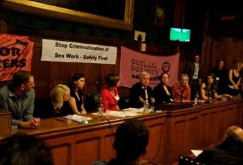 Sex Workers at parliamentary meeting
