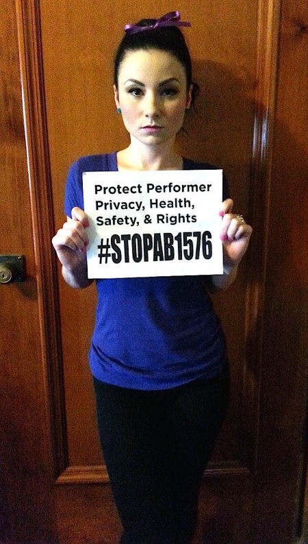 Veruca James does NOT Want AHF's Mandatory Condom Bill - #stopAB1576