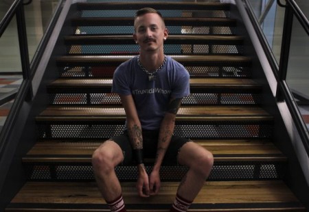 Adam Zeboski, a testing counselor with the San Francisco AIDS Foundation, uses Truvada to prevent HIV infection. Photo: Paul Chinn, The Chronicle