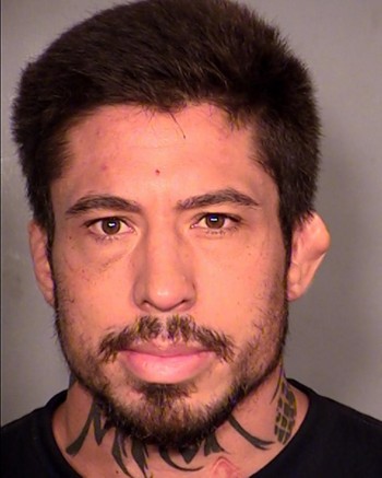 War Machine's most recent mugshot -- Extradited to Nevada, booked in Clark County Detention Center