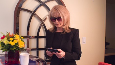 Nina Hartley as Hillary in 'Between The headlines'