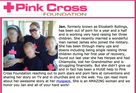A May 2009 Pink Cross Foundation appeal for donations - Jan Meza
