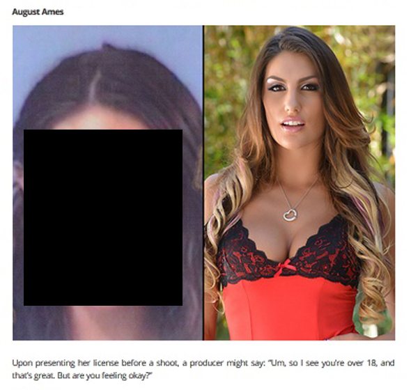 August Ames - ID redeacted