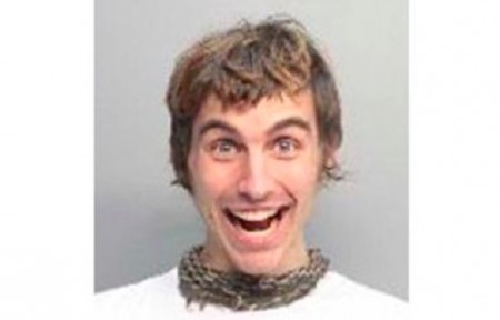 Mugshot of Kalan Sherrard -- Florida Man Charged With Disorderly Conduct After Waiving Sex Toy Around Art Fair