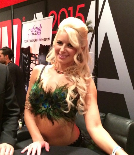 Anikka Albrite at the AVN Adult Entertainment Expo, January 21, 2015. Photo by TRPWL.com