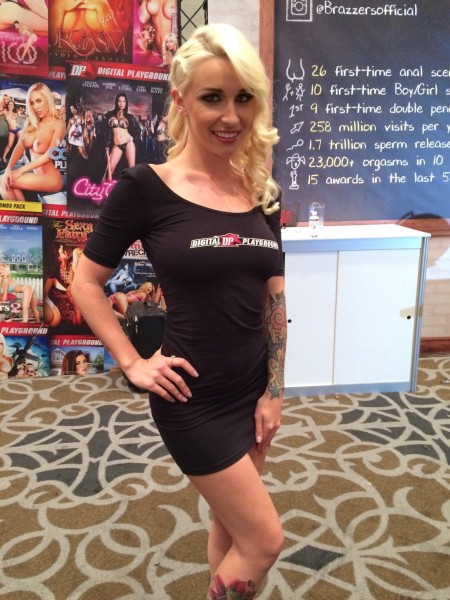 Stevie Shae at the AVN Adult Entertainment Expo, January 21, 2015. Photo by TRPWL.com