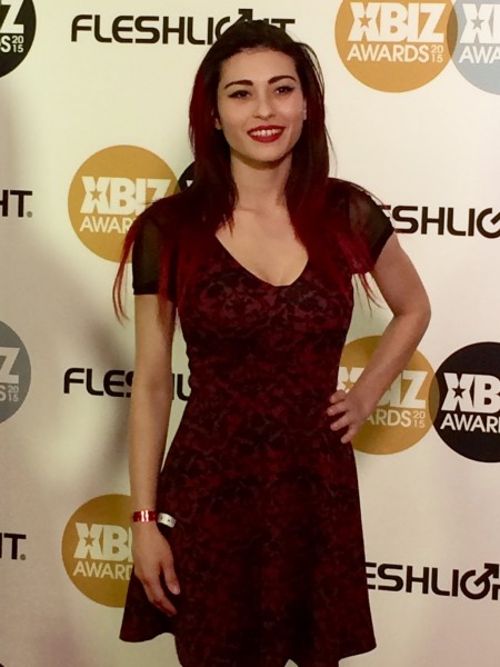 Raven Rockette at the 2015 XBiz Awards in Los Angeles
