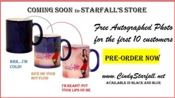 CINDY STARFALL Is Ready To Wake You Up With A Revealing Magic Mug