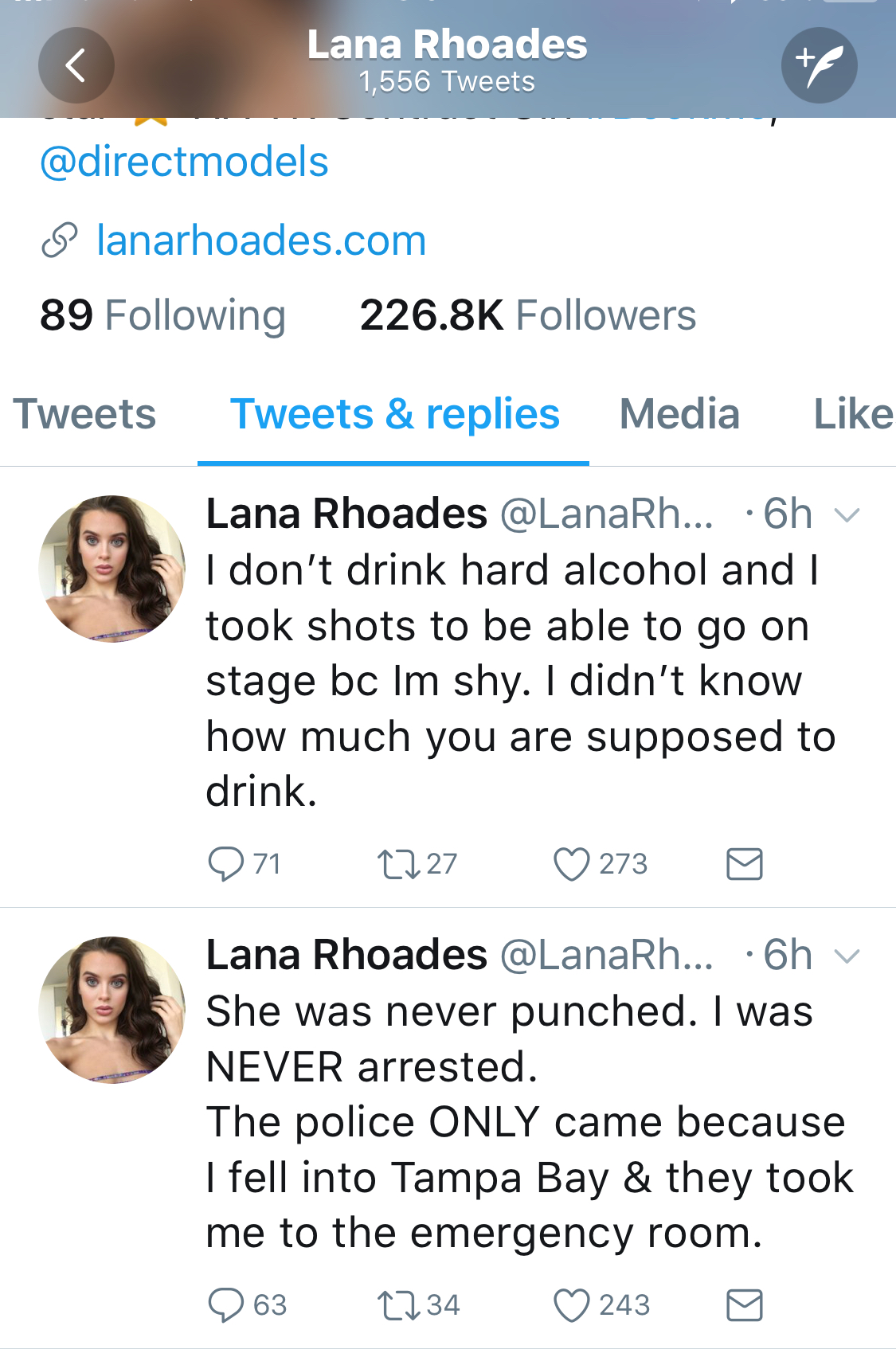 Lana rhoades twitter