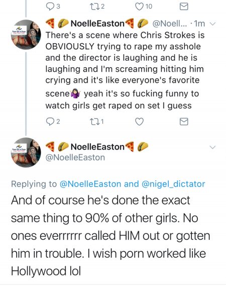 450px x 574px - Noelle Easton Accuses Chris Strokes Of Trying to â€œRape her Assholeâ€ - TRPWL