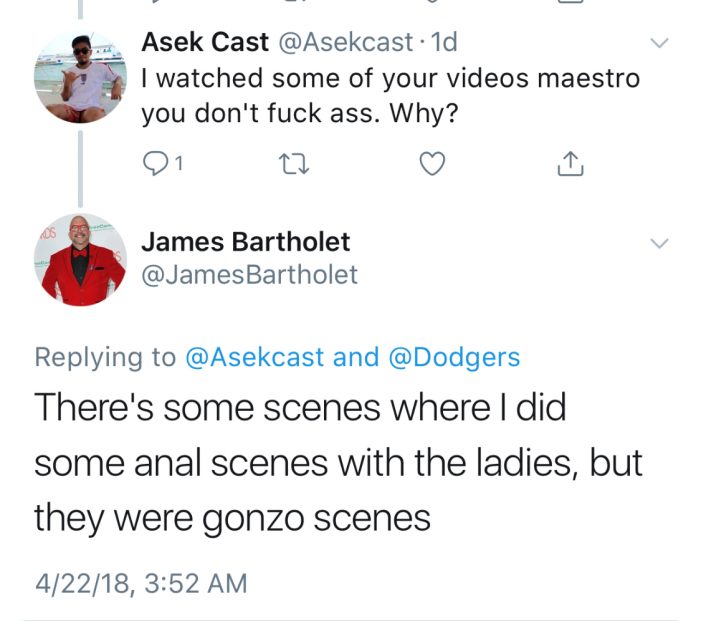 Urban X Awards James Bartholet Update: Anal With The Ladies