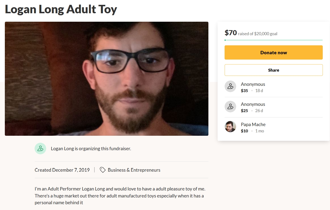 Logan long penis size