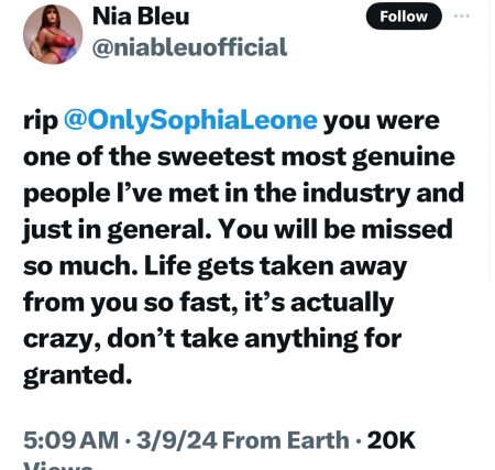 Sophia Leone Found Dead in New Mexico