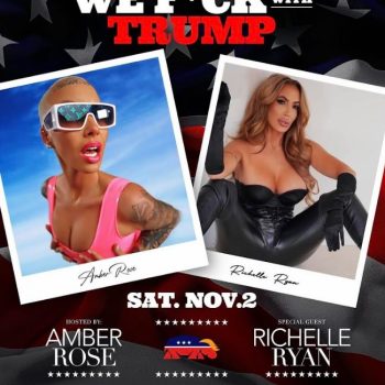 Richelle Ryan Rocks the Vote with Amber Rose