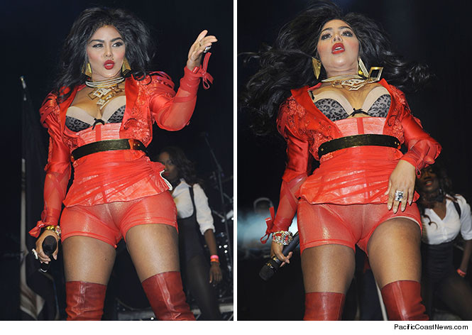 Lil' Kim's Camel Toe, Proceed with Caution.