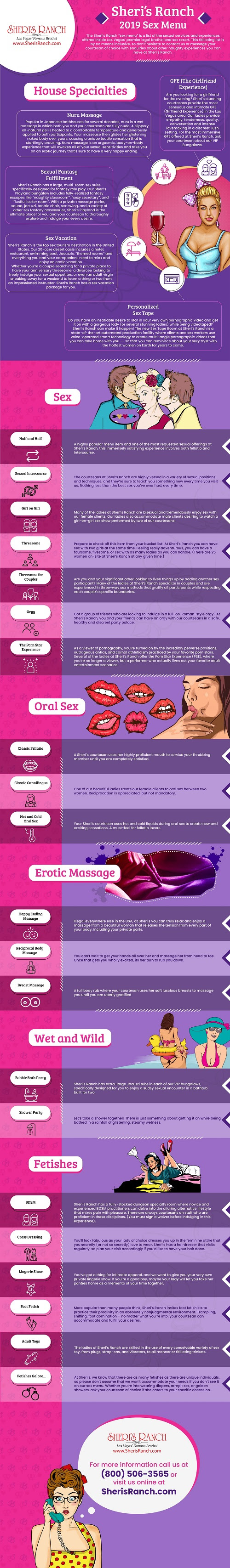 Nevada Brothel Releases 2019 Erotic Menu to Meet Evolving Sex Buyer Demands  - TRPWL