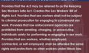 Illinois Bill HB3518 Legalizes Prostitution