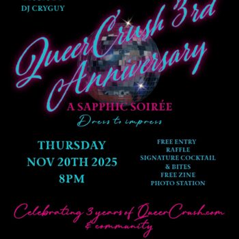 QueerCrush Throwing 3rd Anniversary Sapphic Soiree
