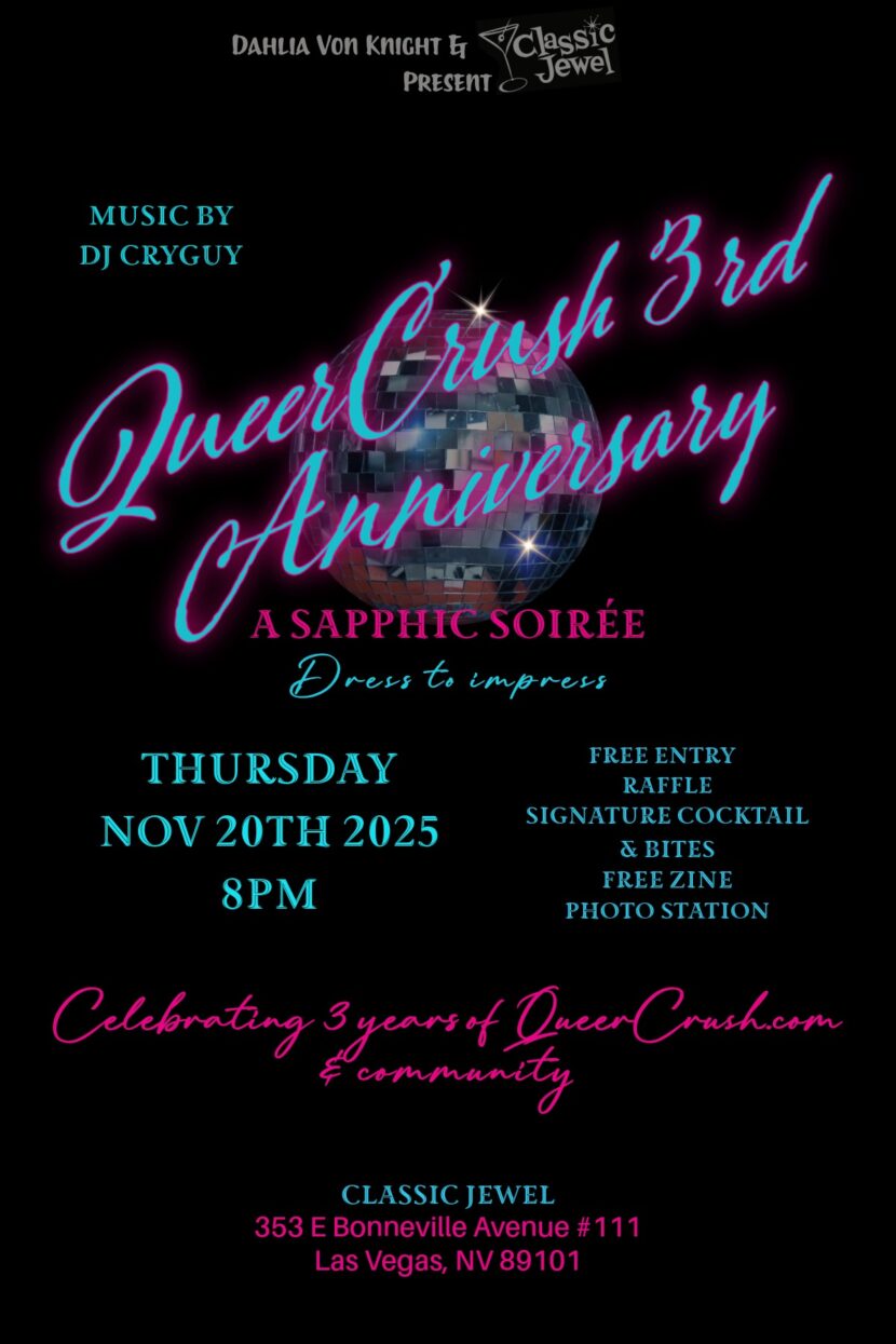 QueerCrush Throwing 3rd Anniversary Sapphic Soiree